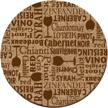 thirstystone wine words cork coaster logo