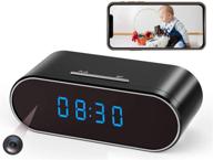 🕐 imini88 hidden spy camera clock: wifi 1080p nanny cam with motion detection and night vision - ideal security cameras for home office logo