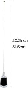 img 3 attached to 📻 TWAYRDIO Dual Band NMO Antenna 144/430MHz: VHF UHF Mobile Radio Antenna (Requires NMO Mount)