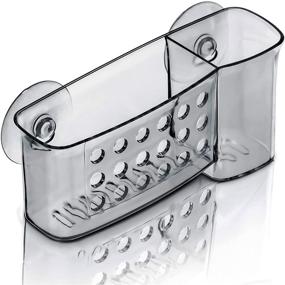 img 1 attached to 🛁 DecorRack Clear Acrylic Bath Caddy with Suction Cups - Versatile 6 inch Long Organizer for Bathroom and Kitchen - Space Saving Shower and Toiletry Holder - Ideal for Bathroom Decor and Kitchen Accessories (1 Pack)