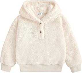 img 4 attached to 🧥 Boys' Clothing: Sherpa Fleece Hoodies Pullover Jackets