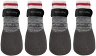 🧦 foufou dog 61513 2017 heritage rubber dipped socks, large: optimal paw protection for dogs логотип