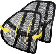 lumbar support (2 pack) with breathable mesh, ideal for car and office chairs логотип