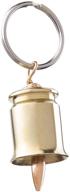 🔔 guardian bell keychain, 50 caliber / .223 bell ringer, motorcycle & fighter pilot protection, brass by lucky shot logo