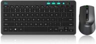 🔌 rii rkm709 wireless keyboard and mouse combo - ultra-slim, 2.4ghz, multimedia office keyboard for pc, laptop, and desktop - ideal for business and office use logo