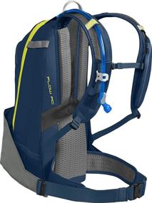 img 3 attached to 🐫 CamelBak M.U.L.E. LR 15 100oz Hydration Pack: Gibraltar Navy/Sage Grey, One Size