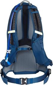 img 2 attached to 🐫 CamelBak M.U.L.E. LR 15 100oz Hydration Pack: Gibraltar Navy/Sage Grey, One Size