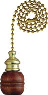 upgrade your ceiling fan with westinghouse lighting 7700700 pull chain - walnut and brass ball design логотип