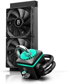 img 2 attached to DEEPCOOL Captain 240X RGB AIO CPU Liquid Cooler: Anti-Leak Tech, U-Shape Pipe, Cable Controller, RGB Header Control, 3-Year Warranty