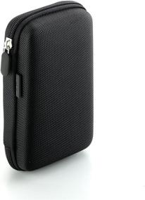 img 4 attached to Black Portable EVA Hard Drive Carrying Case Pouch by Drive Logic - DL-64-BK