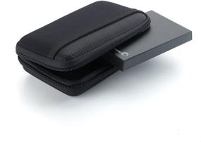 img 3 attached to Black Portable EVA Hard Drive Carrying Case Pouch by Drive Logic - DL-64-BK