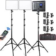 🎥 viltrox vl-200 light 30w bi-color studio lights kit: high cri wide angel led photography lighting for video shooting (3 packs) with stand - 3300k-5600k logo