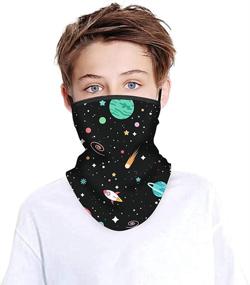 img 4 attached to CHUANGLI Bandana Gaiter Balaclava Protection Boys' Accessories in Cold Weather
