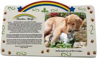 banberry designs rainbow bridge pet bereavement photo frame with heartfelt poem for comfort and remembrance логотип