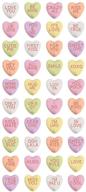 🍬 delightful heart-shaped candies: paper house productions stp-0028e puffy stickers (3-pack) logo