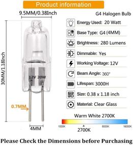 img 3 attached to 💡 Halogen Landscape Lighting Chandeliers with 360° Beam Angle