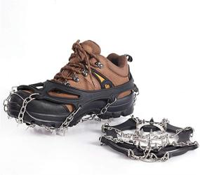 img 3 attached to Anti Slip Crampons Mountaineering Stainless Traction