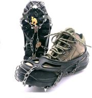 anti slip crampons mountaineering stainless traction logo