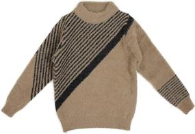 img 4 attached to Discover the Comfort of Bienzoe Little Sleeve Pullover Sweater in Boys' Clothing - Perfect Sweaters for Style and Warmth