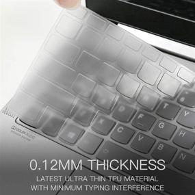 img 3 attached to 🖥️ Lenovo Flex 5 14-inch Keyboard Cover Skin, Idepad S540 14-inch, IdeaPad Flex 5i 14, Lenovo Yoga 5i, 7i, 9i 14, IdeaPad Slim 5i 7 14, ThinkBook 14s Yoga Laptop Protector Skin