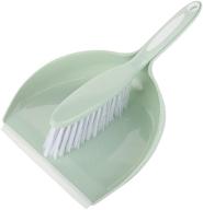 🐾 cqt mini dustpan and brush set for pet hair cleaning tool kit with handles - ideal for home, shelf, kitchen, office, desk, tabletop, floor, and sofa - white (s002 green) logo