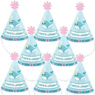 narwhal girl shower birthday little logo