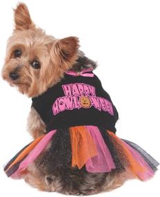img 4 attached to 🐾 Get Your Pup Halloween-Ready with the Rubies Happy Howloween Tutu Dress Pet Costume!