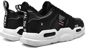 img 2 attached to Stylish and Versatile: KUXIE Fashion Sneakers Training M729 Black