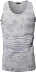 img 3 attached to Youstar Basic Sleeveless Heather Charcoal Men's Clothing for Shirts