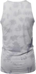 img 2 attached to Youstar Basic Sleeveless Heather Charcoal Men's Clothing for Shirts
