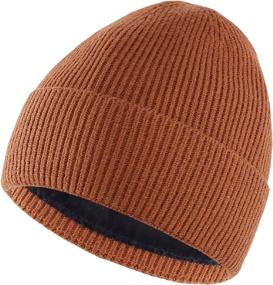 img 4 attached to 🧢 Connectyle Warm Winter Hats for Boys and Girls - Fleece Lined Knit Cap - Kids Beanie Hat