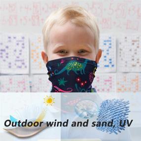 img 2 attached to 🧣 Carbon Filter Bandanas for Enhanced Gaiter Protection - Boys' Accessories