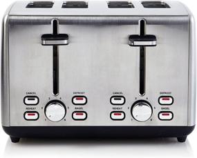 img 4 attached to 🍞 Premium Stainless Steel 4-Slice Professional Series Toaster - Model PS77451