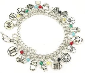 img 2 attached to 🕷️ Stylish Spiderman Avengers Captain Superhero Bracelet: Perfect Girls' Jewelry for Superhero Enthusiasts