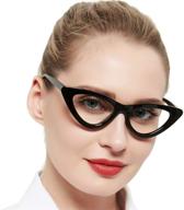 👓 wemootants anti-uv cat eye blue light blocking reading glasses for women - computer readers +0 +1.0 +1.5 +2.0 +2.5 +3.0 +3.5 logo