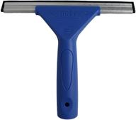 ettore-17008 8-inch all purpose window squeegee: lifetime 💧 silicone rubber blade for effortless cleaning in vibrant blue logo