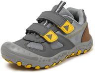 👟 pamray boys girls hiking shoes: anti-collision, non-slip outdoor sports sneakers логотип