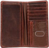 rawhyd genuine leather bifold wallet for men - western style wallet, ideal men's accessory for wallets, card cases, and money organizers logo