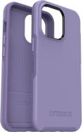 otterbox symmetry series case for iphone 13 pro (only) - rest purple logo