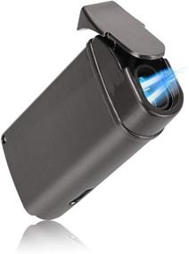 img 1 attached to CiTree Torch Lighter with Cigar Punch - Slim Double Jet Flame Butane Lighter