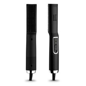 img 4 attached to 🧔 Beard Straightener Brush for Men by HOT TOOLS