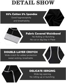 img 2 attached to 🩲 Ultimate Comfort and Coverage with Molasus Underwear: Women's High-Waisted Underpants for Stylish Clothing
