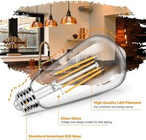 img 3 attached to 💡 Highly Efficient Non-Dimmable Bulb: Equivalent Filament Brightness of 1400 Lumens