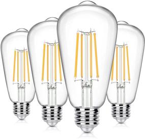 img 4 attached to 💡 Highly Efficient Non-Dimmable Bulb: Equivalent Filament Brightness of 1400 Lumens