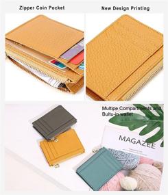 img 1 attached to Leather Credit Card Wallets for Women - Stylish Women's Handbags and Wallets