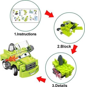 img 2 attached to 🎁 Kids' Advent Calendar 2021: Car Stem Toys, 24 Days of Christmas Countdown with Train Construction Vehicle Truck Building Blocks for Boys and Girls - Toddler Xmas Stocking Stuffers and Holiday Gifts