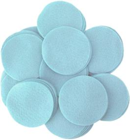 img 4 attached to 🔵 Light Blue Craft Felt Circles - Playful Ever After (4 Inch - 19 Pieces)