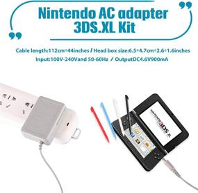 img 1 attached to 🔌 Nintendo 3DS XL Charger Kit - AC Power Adapter, Stylus Pen, and Wall Travel Charging Cable - Enhanced SEO