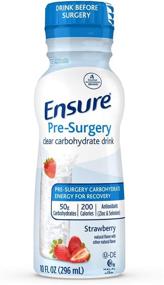 img 4 attached to Pre-Surgery Clear Strawberry Carbohydrate Drink - 10 fl oz, 4 Count