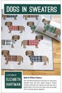 elizabeth hartman dogs in sweaters pattern: adorable and quirky designs for pet lovers! logo